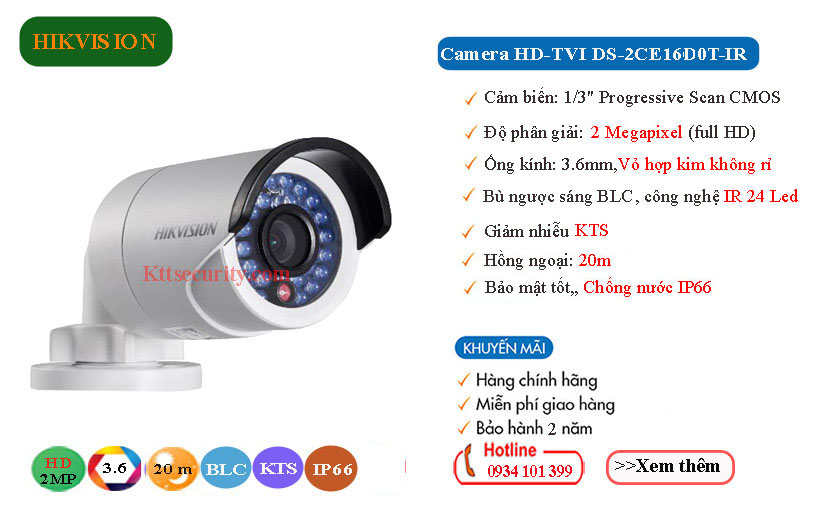 Camera-Hikvision-2MP-HD-TVI-DS-2CE16D0T-IR